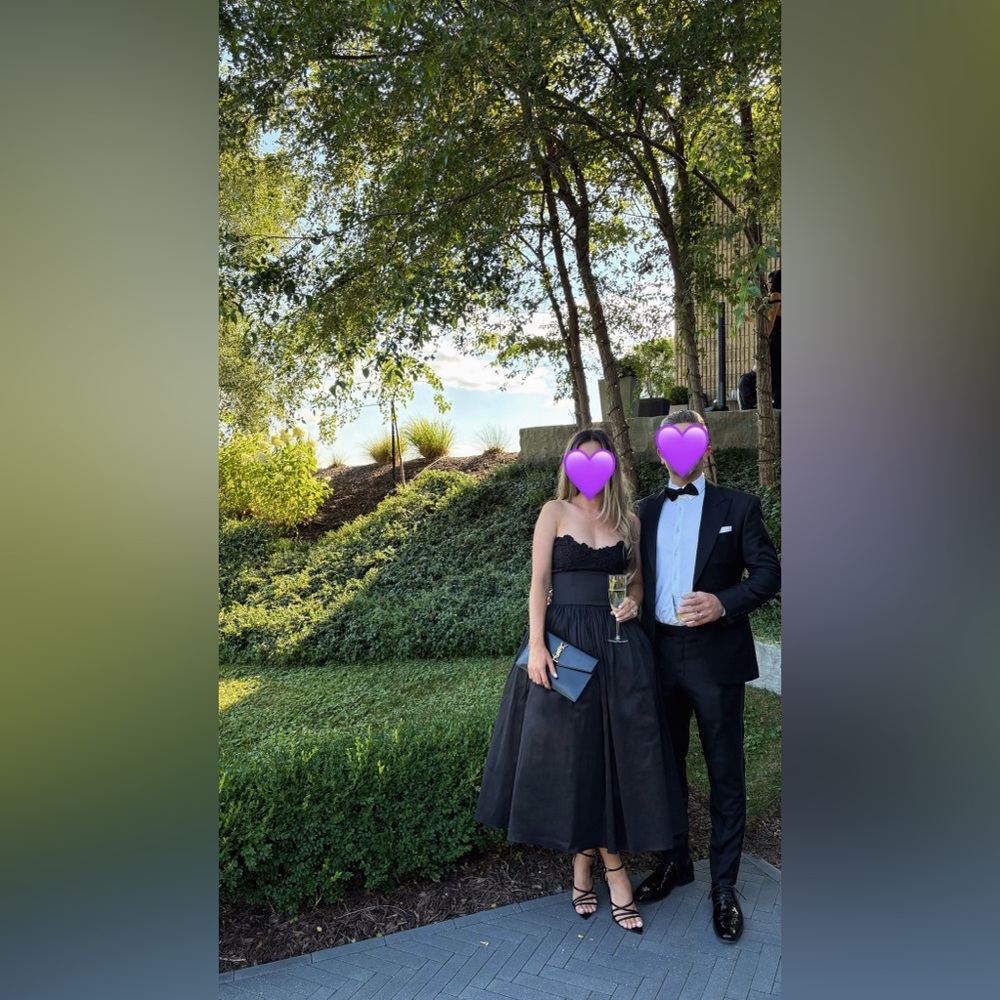 Meshki Black Strapless Dress